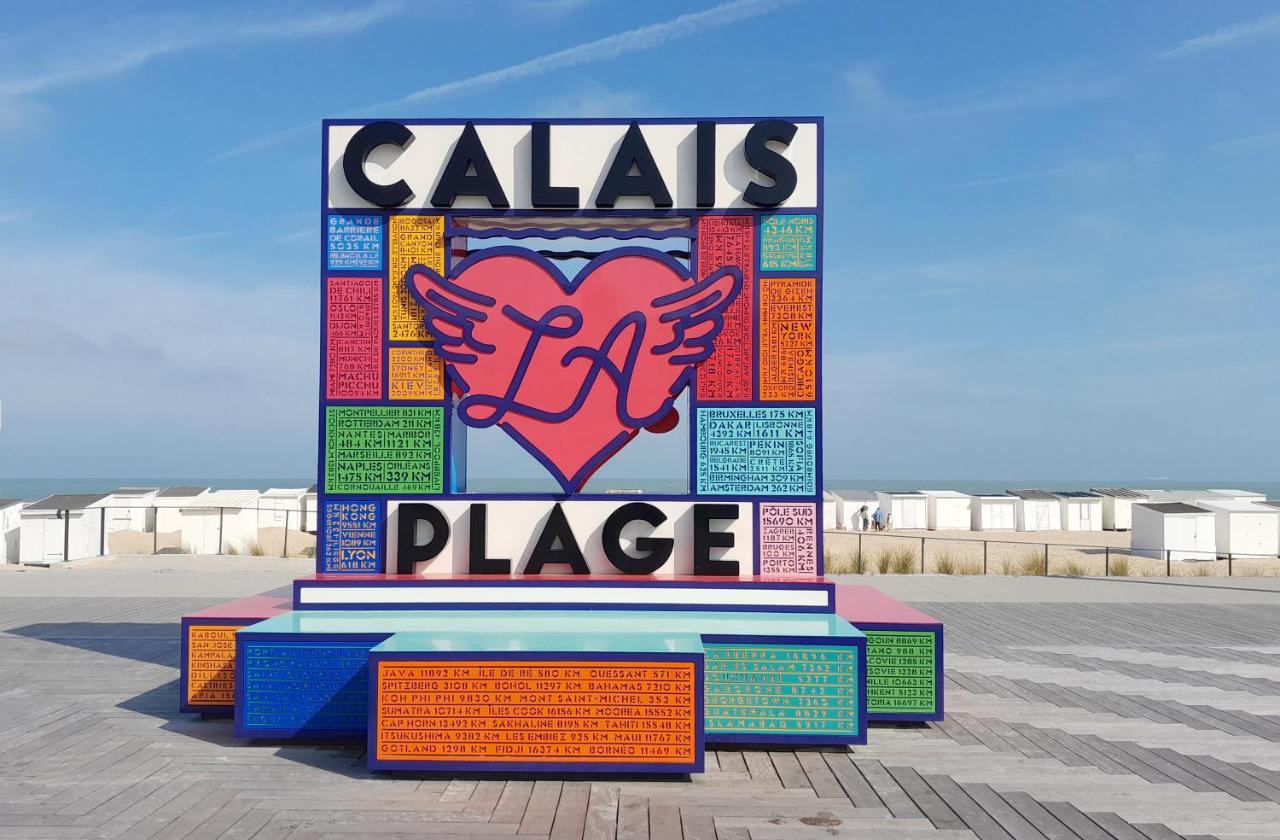 Studio Plage, Vue Mer Et Dragon, Garage Pour Moto Calais Exterior foto